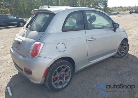 2012 Fiat 500 Sport from USA, damaged, VIN 3C3CFFBR9CT357635